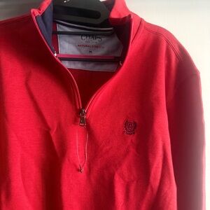 Two New Chaps Men's Zip-Up Sweaters